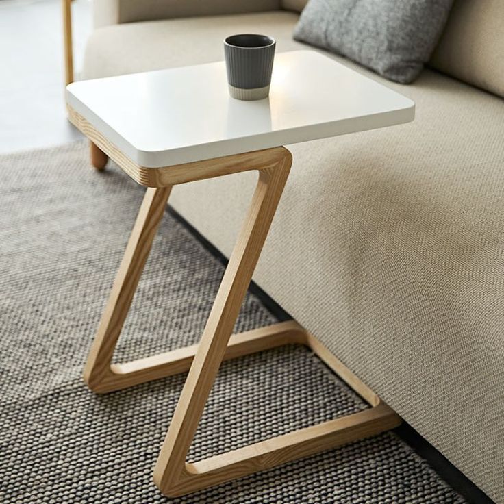 "Z-shaped side table"
