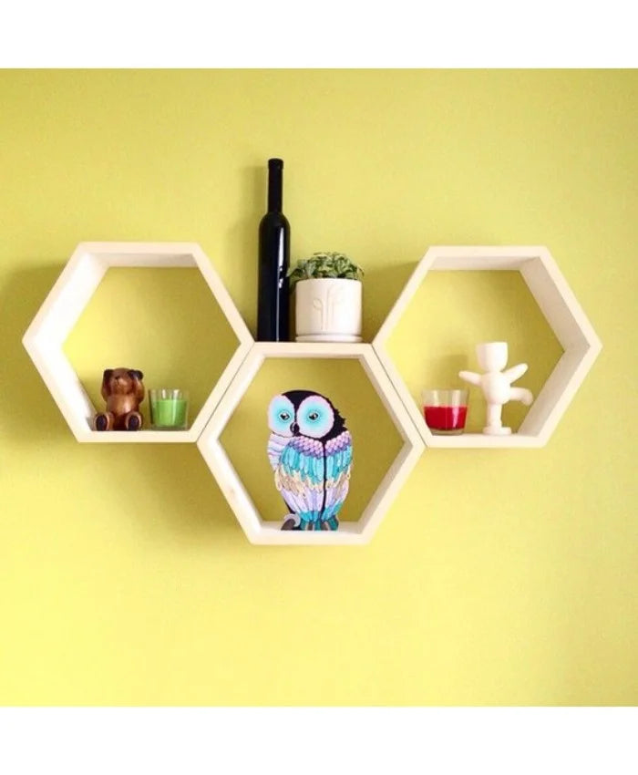 "Honey Comb Wall Shelf"