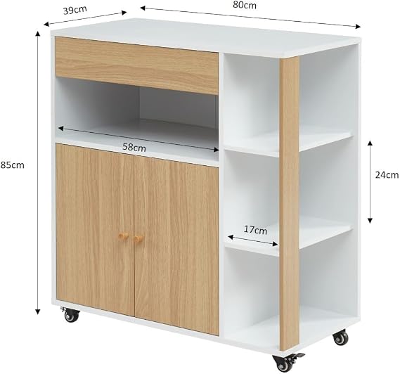 "Modern Coffee Bar & Kitchen Storage Cabinet"