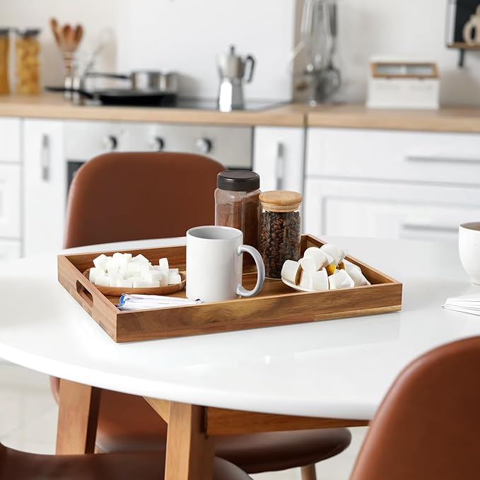 "Premium Acacia Wood Serving Tray"