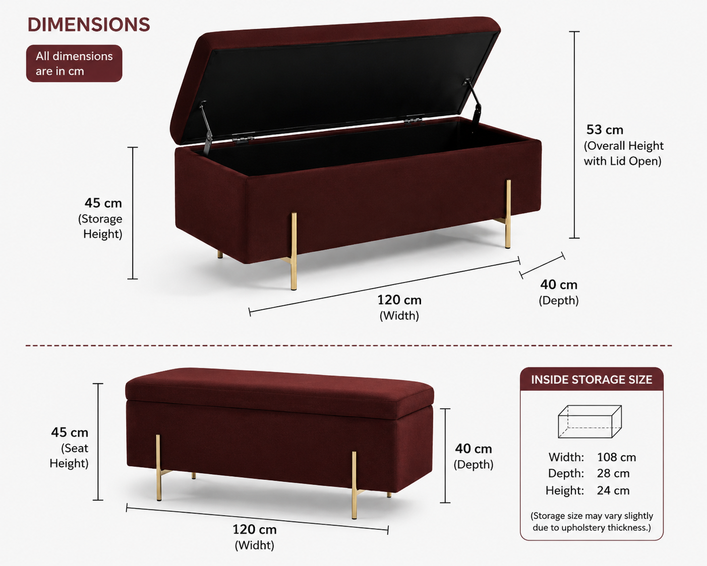 "Lift-Top Storage Ottoman"