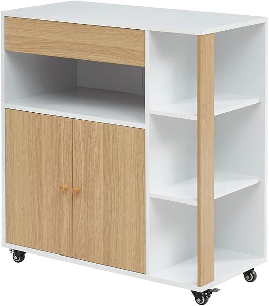 "Modern Coffee Bar & Kitchen Storage Cabinet"