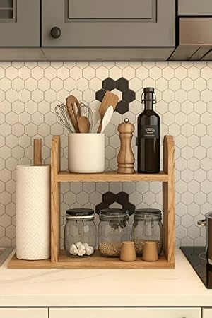 "Kitchen Storage Shelf Organizer"