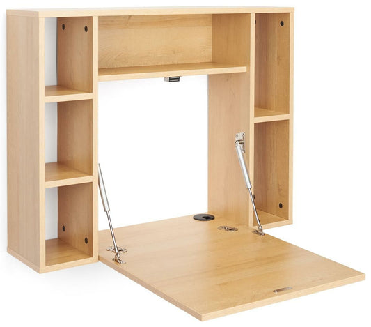 "Wall-Mounted Foldable Study Desk"