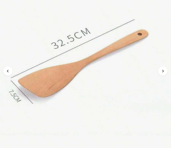 "Wooden Kitchen Utensil Set with Holder"