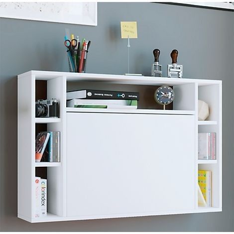 "Wall-Mounted Foldable Study Desk"