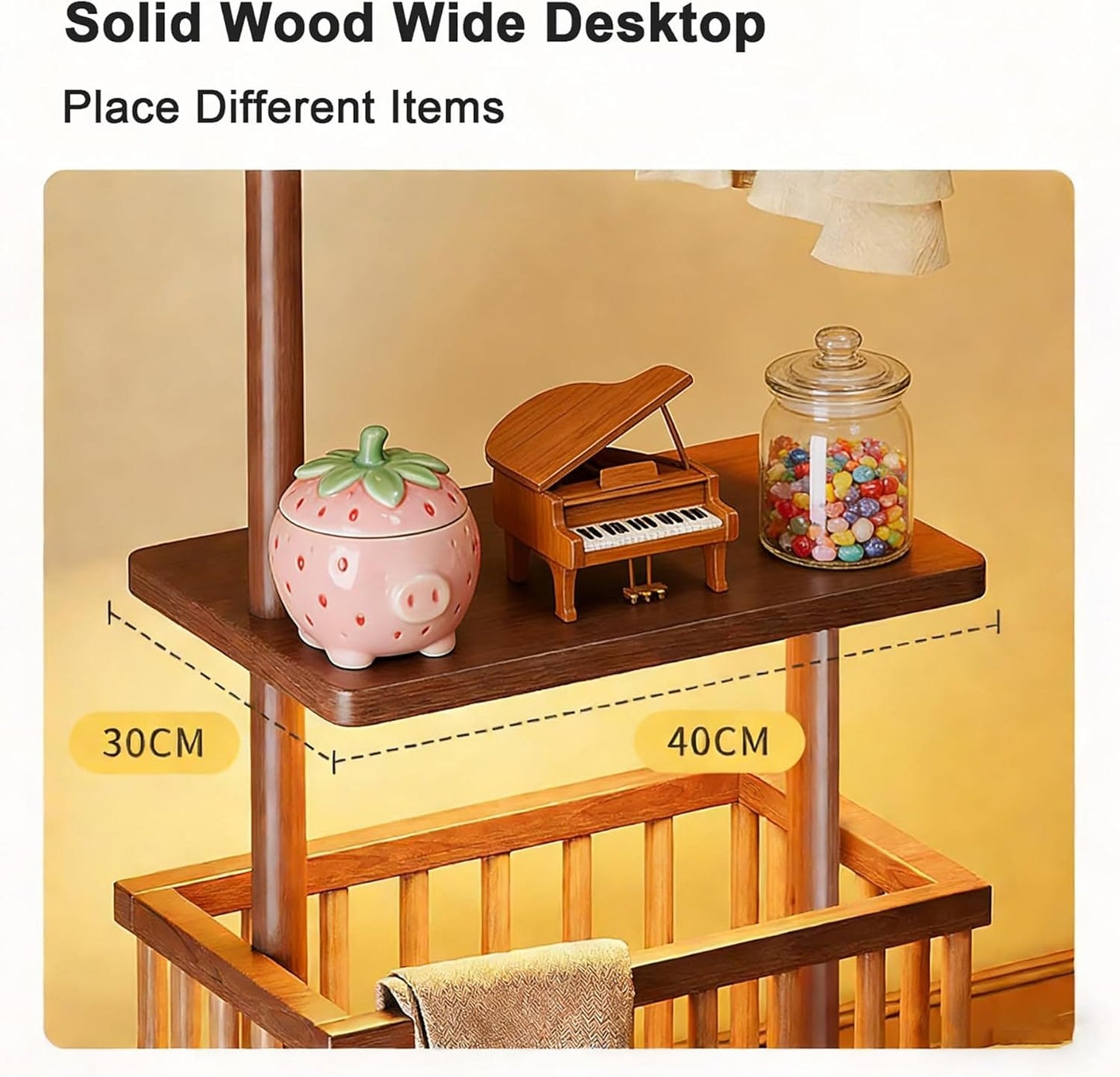 "Harper Entryway Coat Rack with Storage Bench"