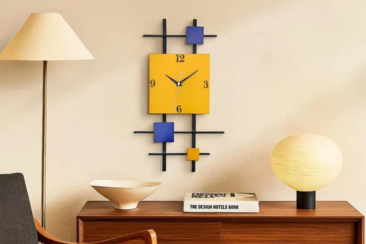 Geometric wall clock