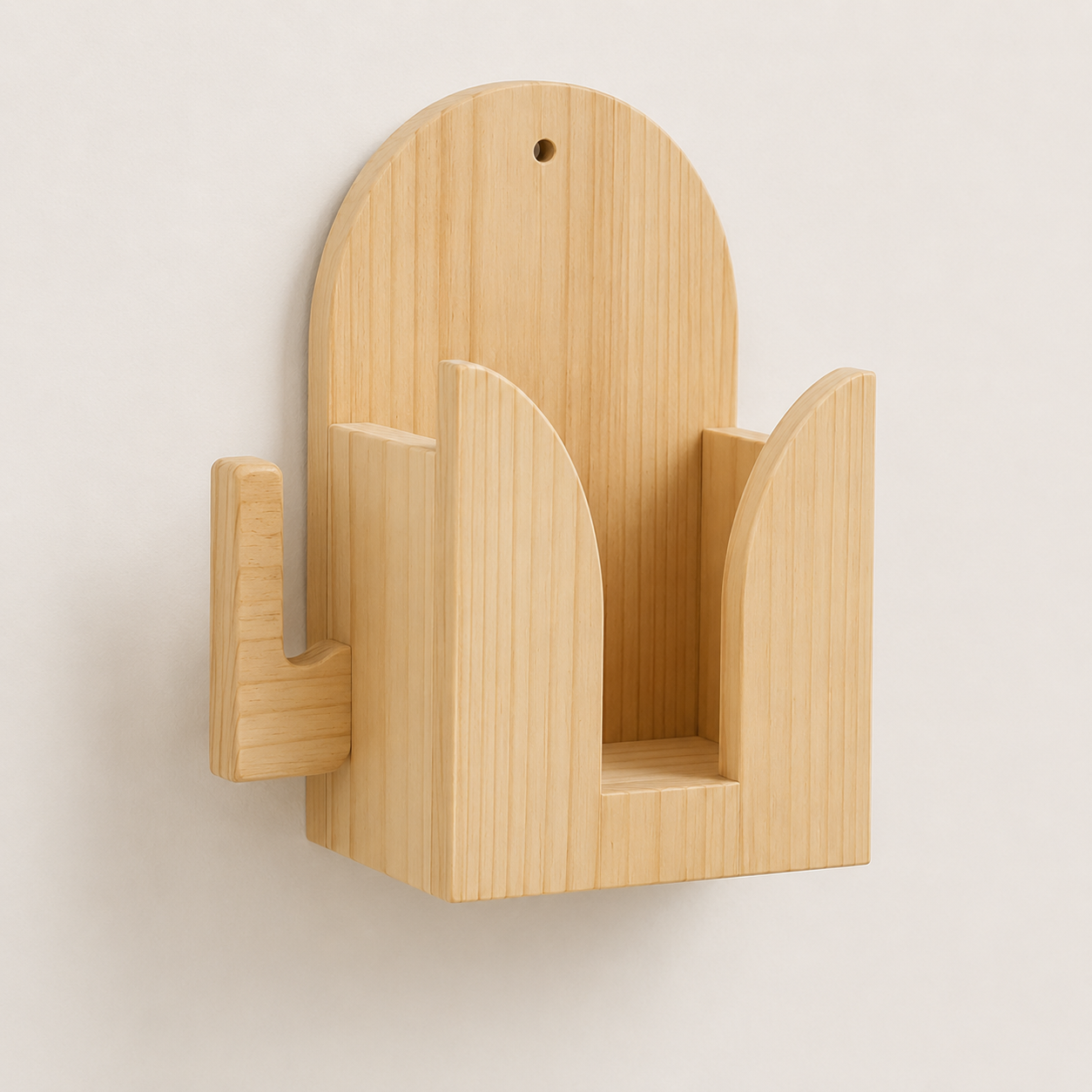 "Pine Craft Iron Holder"