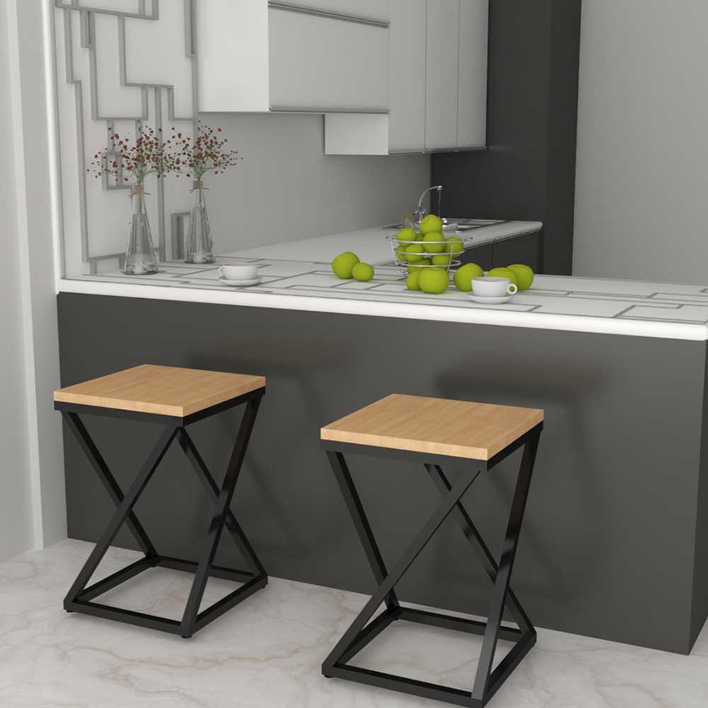 Modern Industrial Side Table / Stool