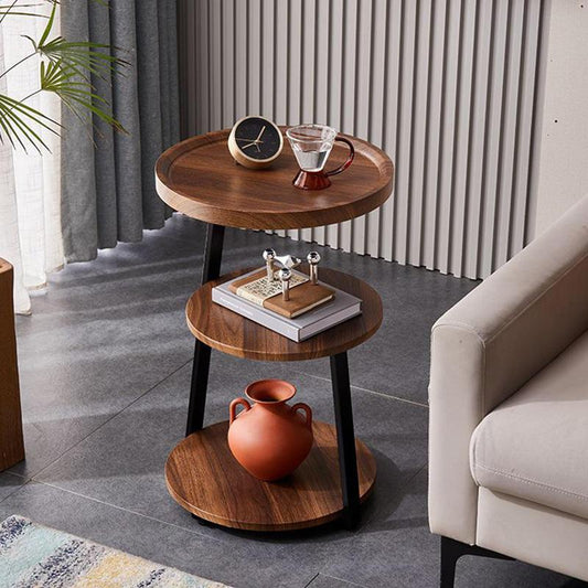 "Round 3-Tier Side Table"